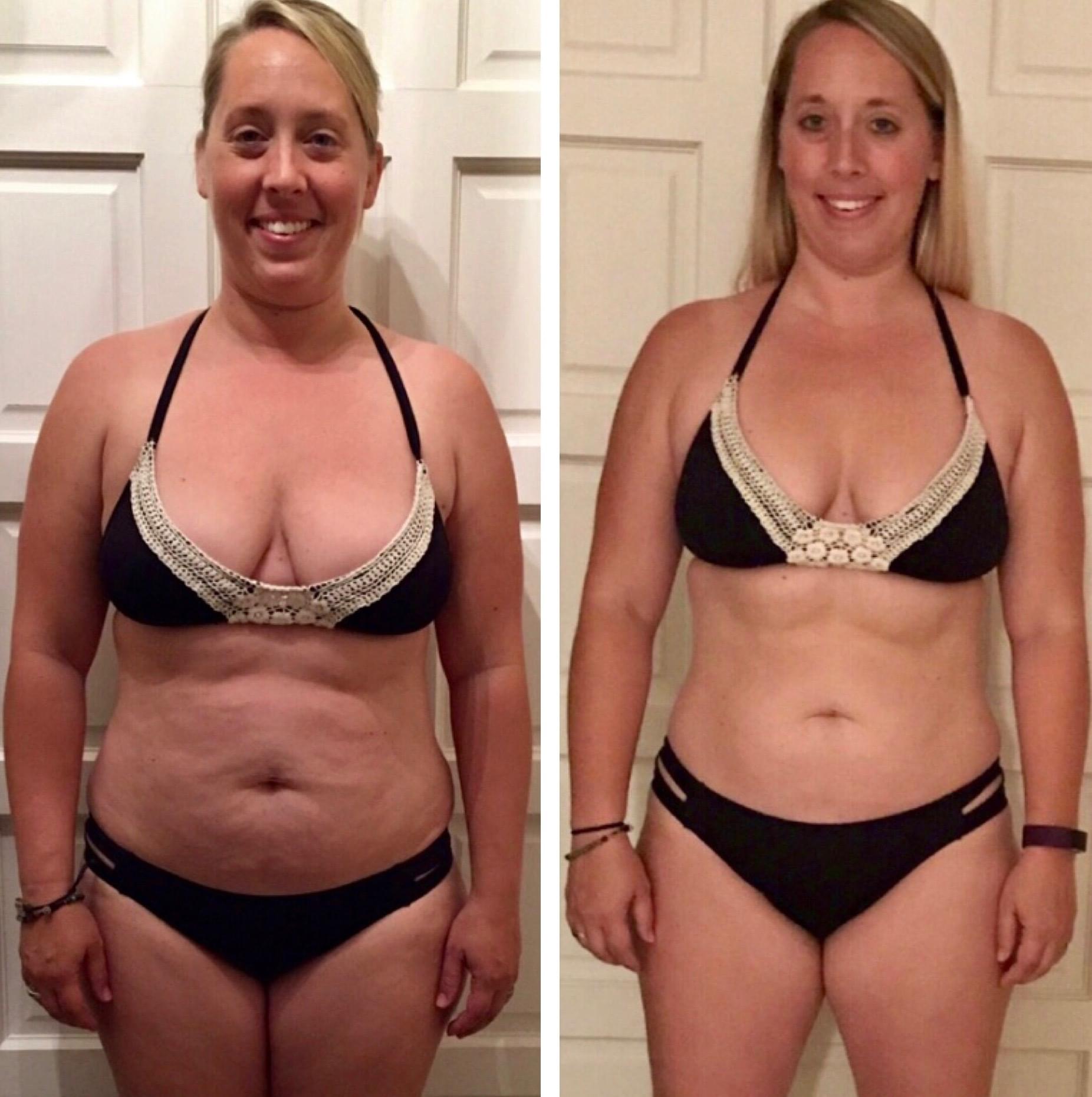 April's transformation with Fast Pace, mom of 3, Hashimoto's diagnosis, lost 12 lbs in first month